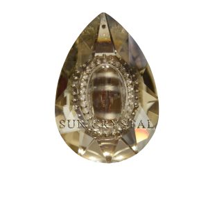 آویز دراگون نگینی شامپاین