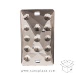 آویز کلیپس نگینی دوسوراخ 5 سانت کارتنی
