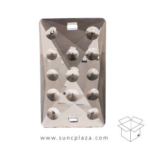 آویز کلیپس نگینی دوسوراخ 5 سانت کارتنی