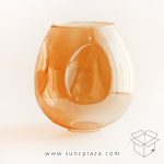 لاله گلس عینکی کارتنی عسلی