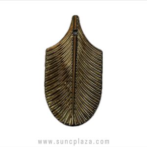 آویز برگی مدل مارال طلایی