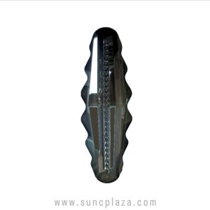 آویز کلیپس کاجی شیاردار کد 2301 دودی
