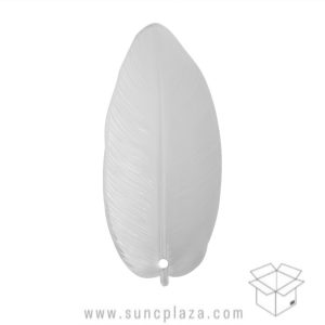 آویز برگی مدل پر 180*85 کد 2410 کارتنی سفید یخی